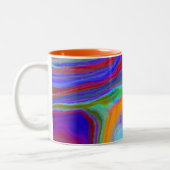 "それからしわを寄せられた"コーヒーmug~を時間を計れば! ツートーンマグカップ (左)