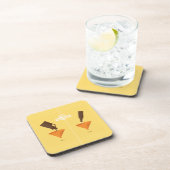 それからそして今: ビールPong コースター (右側)