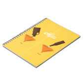 それからそして今: ビールPong ノートブック (左側)