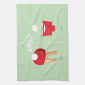 それからそして今: 卓球 キッチンタオル (縦)