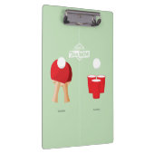 それからそして今: 卓球 クリップボード (右)