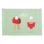 それからそして今: 卓球 枕カバー (裏面-右)