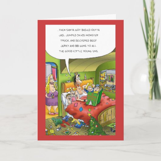 ...それからサンタ得は刑務所から出た… シーズンカード (正面)