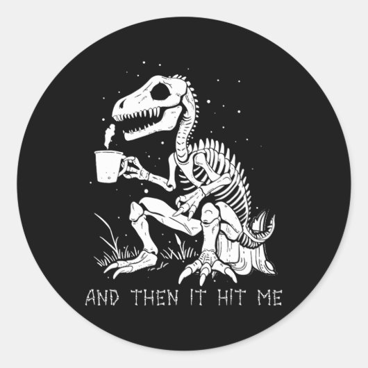 それからスケルトンのハロウィーンの衣装に当たった ラウンドシール (正面)