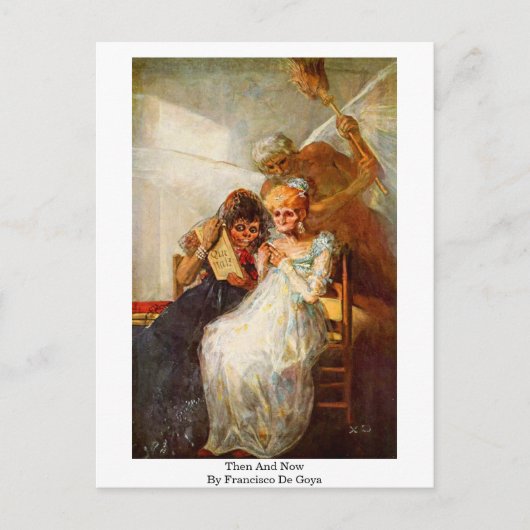 それから今はフランシスコ・デ・ゴヤによって ポストカード (正面)