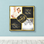 それから今50周年結婚 キャンバスプリント (インサイチュ (ウッドフロア))