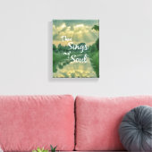 それから太陽の光と反射で私の魂を歌う キャンバスプリント (インサイチュ (リビング))