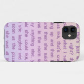 それから彼女は言った Case-Mate iPhoneケース (裏面(横))
