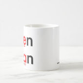 それから文法マグの真面目なクリスマスのギフトより コーヒーマグカップ (中央)