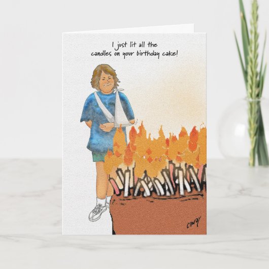 それから消防署を呼んだ！ カード (正面)