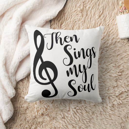 それから私の精神の枕を歌います クッション (ブランケット)
