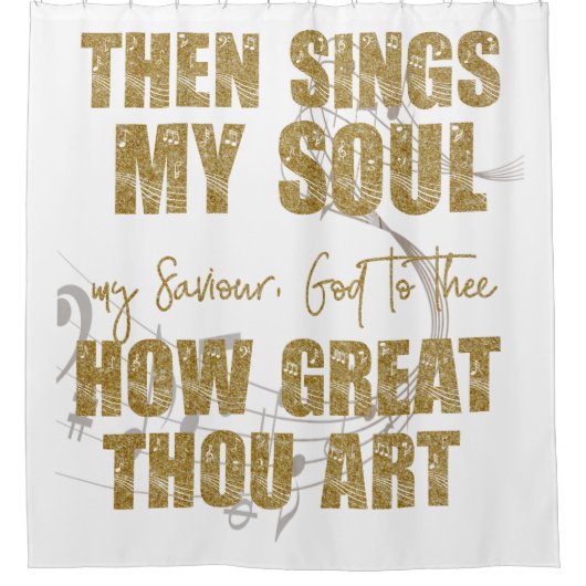 それから私の魂を歌う シャワーカーテン (正面)