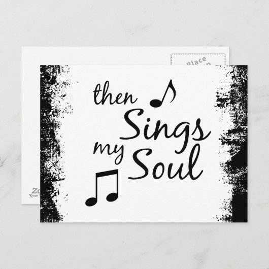 それから私の魂を歌う ポストカード (正面/裏面)