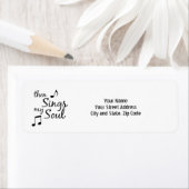 それから私の魂を歌う ラベル (インサイチュ)