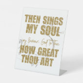 それから私の魂を歌う 台座サイン (正面)