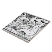 「それから空気の女王は部屋になびきました タイル (側面)