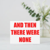 それから誰もいなかった ポストカード (スタンド正面)