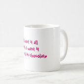 それがすべてのマグほしいと思って下さい コーヒーマグカップ (正面右)