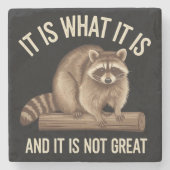 それがそうであるということと、そうでもない グレート レーコン Xmas ストーンコースター (正面)