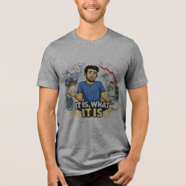 それがそうであるように – 諦めた生活のカオス グラフィックTシャツ トライブレンドTシャツ