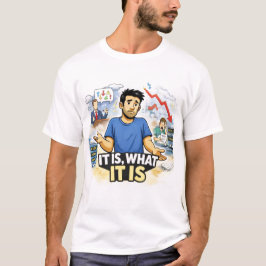 それがそうであるように – 諦めた生活のカオス グラフィックTシャツ Tシャツ
