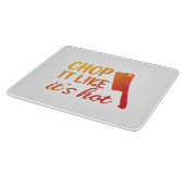 それがそれを好むチョップは熱いまな板です カッティングボード (角)