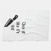 それがそれを好むチョップは熱いタオルです キッチンタオル (横)