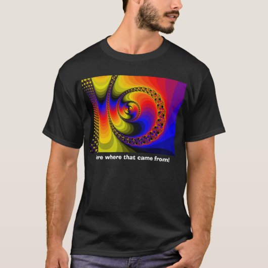 それがどこにから来たか多く! Tシャツ (正面)