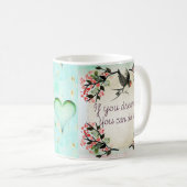 それがによって夢を見れば、感動的な引用文のコーヒー・マグ コーヒーマグカップ (正面右)