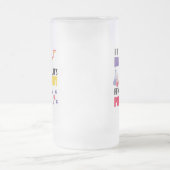 それがもし生物学を動かす フロストグラスビールジョッキ (中央)