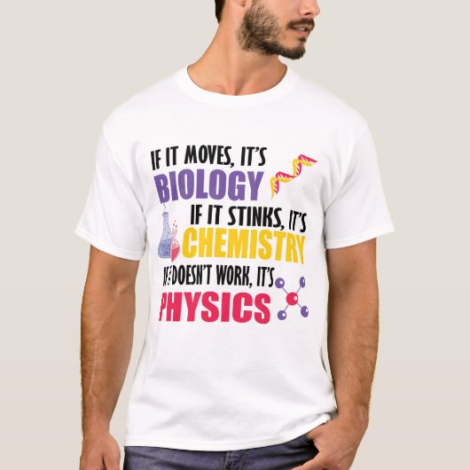 それがもし生物学を動かす Tシャツ (正面)