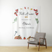 それがアモアイタリアンブライダルシャワー背景 タペストリー (インサイチュ)