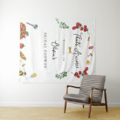 それがアモアイタリアンブライダルシャワー背景 タペストリー (インサイチュ(横))