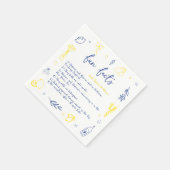 それがアモーレイタリアンおもしろい事実新婚結婚者の スタンダードカクテルナプキン (角)