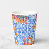 それがアモーレ メディテラニアン ブルータイル ブライダルシャワー 紙コップ (右)