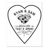 それがカップル向けのアモーレピザ婚約 ラバースタンプ (インプリント)