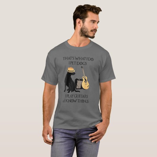 それがギターの犬を飼うこ遊と Tシャツ (正面フル)