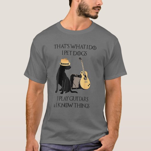 それがギターの犬を飼うこ遊と Tシャツ (正面)