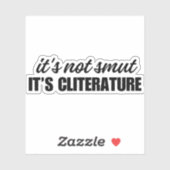 それがクライテアチャーではない – ビニおもしろいル シール (シート)