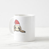 それがクリスマスの怠惰のキャンディ・ケーンのとき私をの上の目覚めさせて下さい コーヒーマグカップ (正面左)