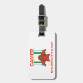 それがクールなレトロのスタイルだった前にゲーマー ラゲッジタグ (正面縦)