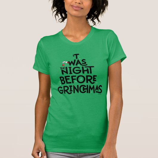 「それがグリンマスの前の夜だった Tシャツ (正面)