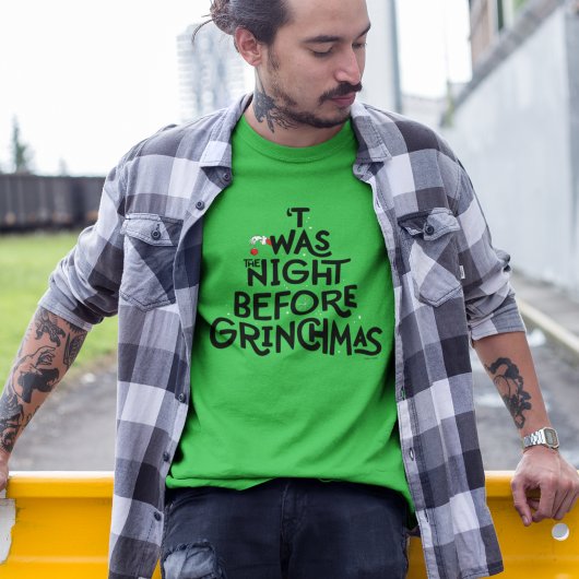 「それがグリンマスの前の夜だった Tシャツ