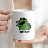 それがコーヒおもしろいーユーモアワニタイポグラフィ コーヒーマグカップ