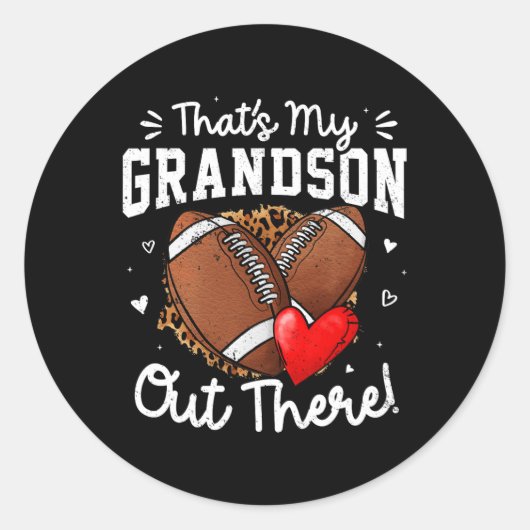 それがサッカーの孫おもしろいだ ラウンドシール (正面)