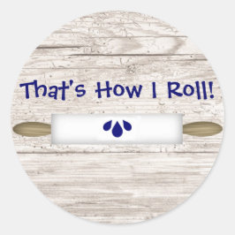 それがステッカー転がの方法 ラウンドシール