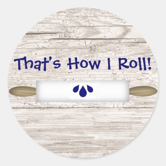 それがステッカー転がの方法 ラウンドシール (正面)