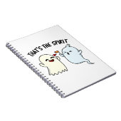 それがスピリット面白いハロウィーン幽霊パン ノートブック (右側)