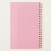 それがタイポグラフィを行うことを計画することを夢見やる気を起こさせるる プランナー手帳 (裏面)