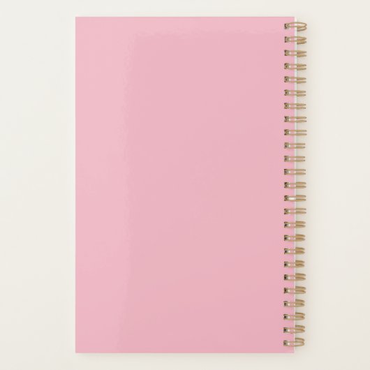 それがタイポグラフィを行うことを計画することを夢見やる気を起こさせるる プランナー手帳 (裏面)